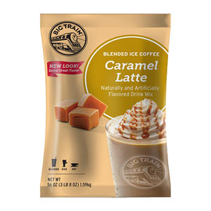 Big Train Caramel Latte Blended Iced Coffee Mix