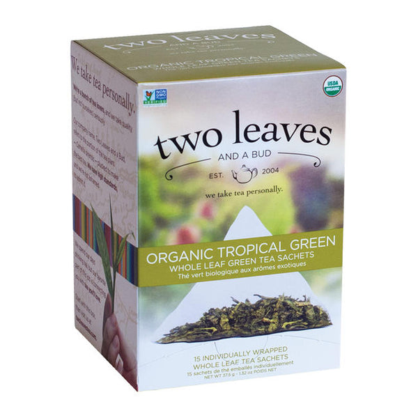 Two Leaves and a Bud Organic Tropical Green