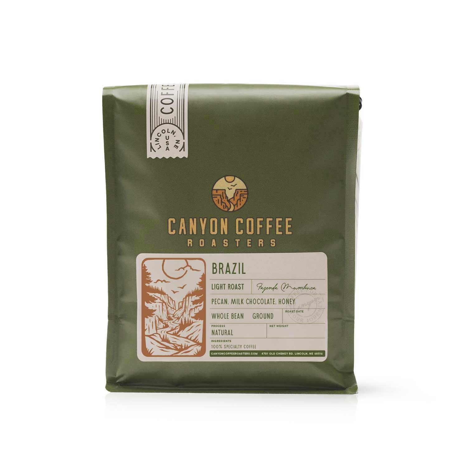 12oz Bag of Brazilian Fazenda Mumbuca Coffee