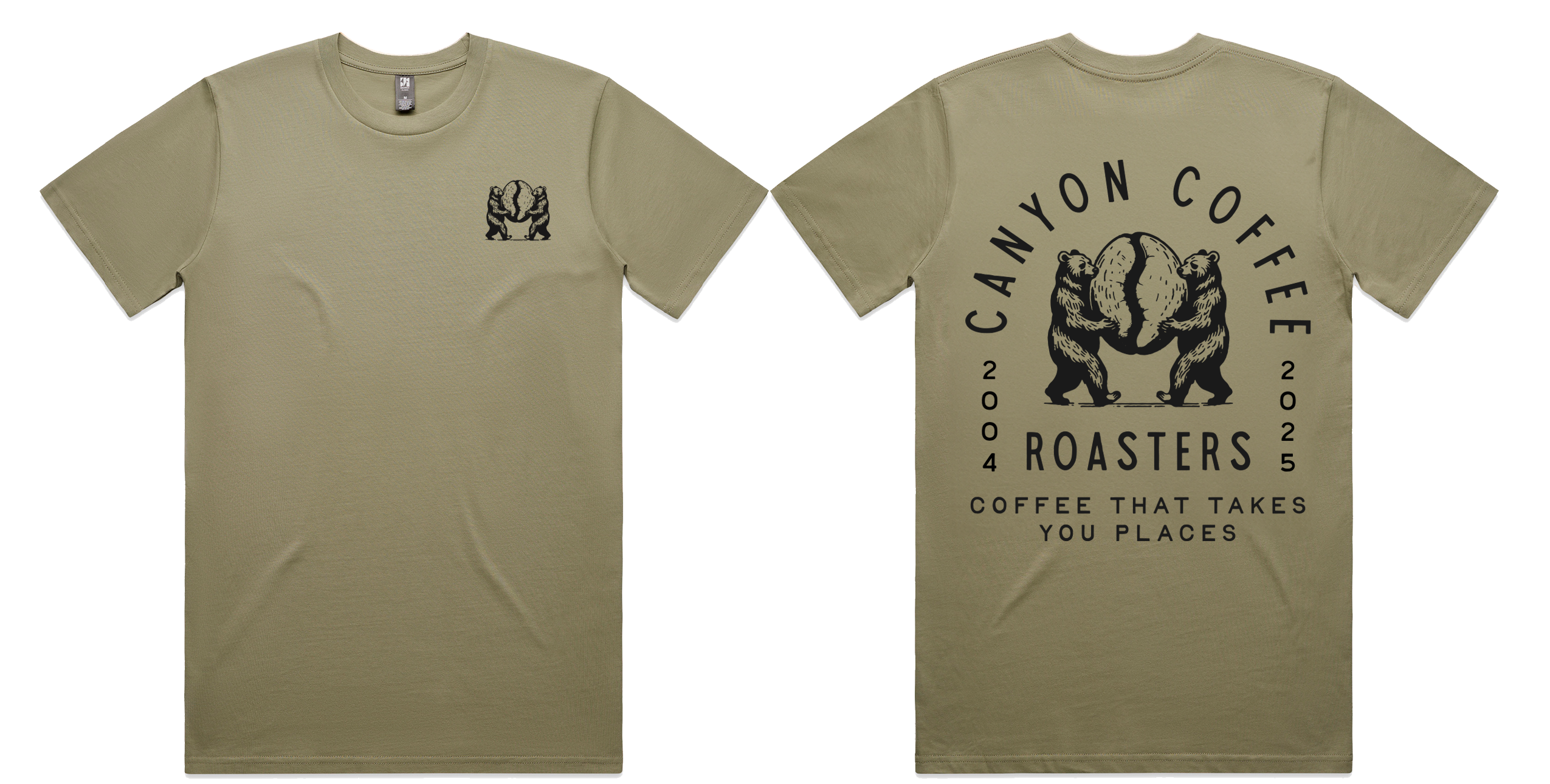 Canyon Coffee Roasters T-Shirt, Eucalyptus