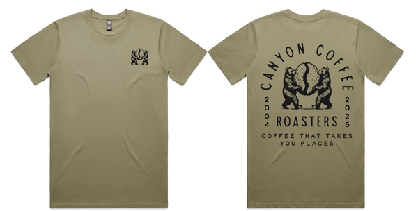 Canyon Coffee Roasters T-Shirt, Eucalyptus